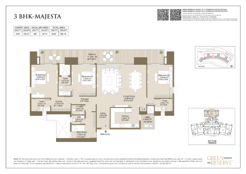 Floor Plan L&T Realty Noida Sector 128